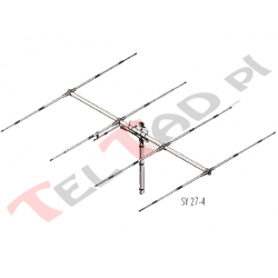 ANTENA CB KIERUNKOWA 4 EL YAGI SIRIO SY 27-4 13,15dBi