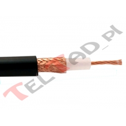 KABEL KONCENTRYCZNY 50 Ohm RG-58 FLEX SATEC CZARNY ( cena za 1m )