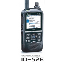 RADIOTELEFON ICOM ID-52E BT MOC 5W,  2 m/70 cm, D-STAR, GPS, kolorowy wyświetlacz