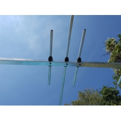 ANTENA DUAL-BAND YAGI DK7ZB 144/430 MHz 6+10 el. 200 cm z dzielonym nośnikiem