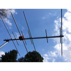 ANTENA DUAL-BAND YAGI DK7ZB 144/430 MHz 4+5el. 100cm Z TYLNYM MOCOWANIEM