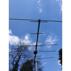 ANTENA DUAL-BAND YAGI DK7ZB 144/430 MHz 4+5el. 100cm Z TYLNYM MOCOWANIEM