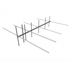 ANTENA CROSS-BAND YAGI 144/430 MHz 4+7 EL 100 CM