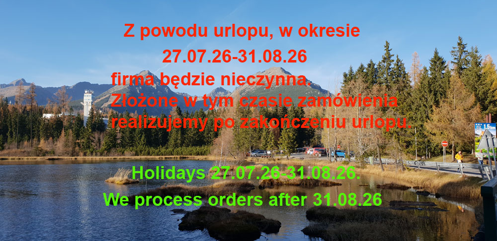 Przerwa urlopowa 27.07.2026-31.08.2026