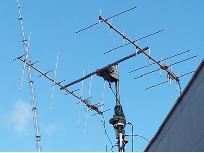 cross-band yagi 144/430 MHz 5+9 elem
