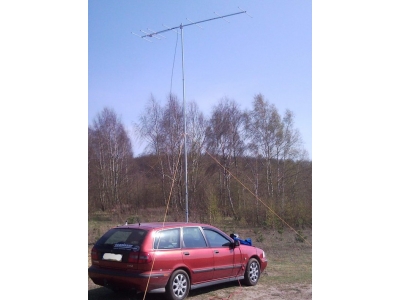 Yagi na pasmo 2 m 7 elementów na maszcie aluminiowym