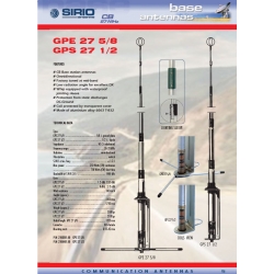 ANTENA CB BAZOWA SIRIO GPS 27 1/2